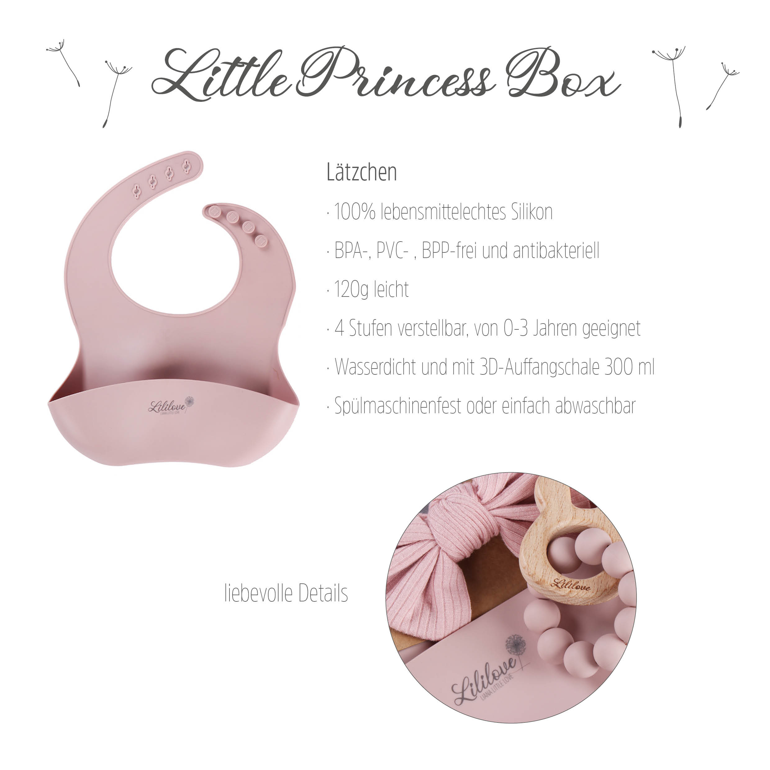 Geschenkset - Little Princess Box - rose