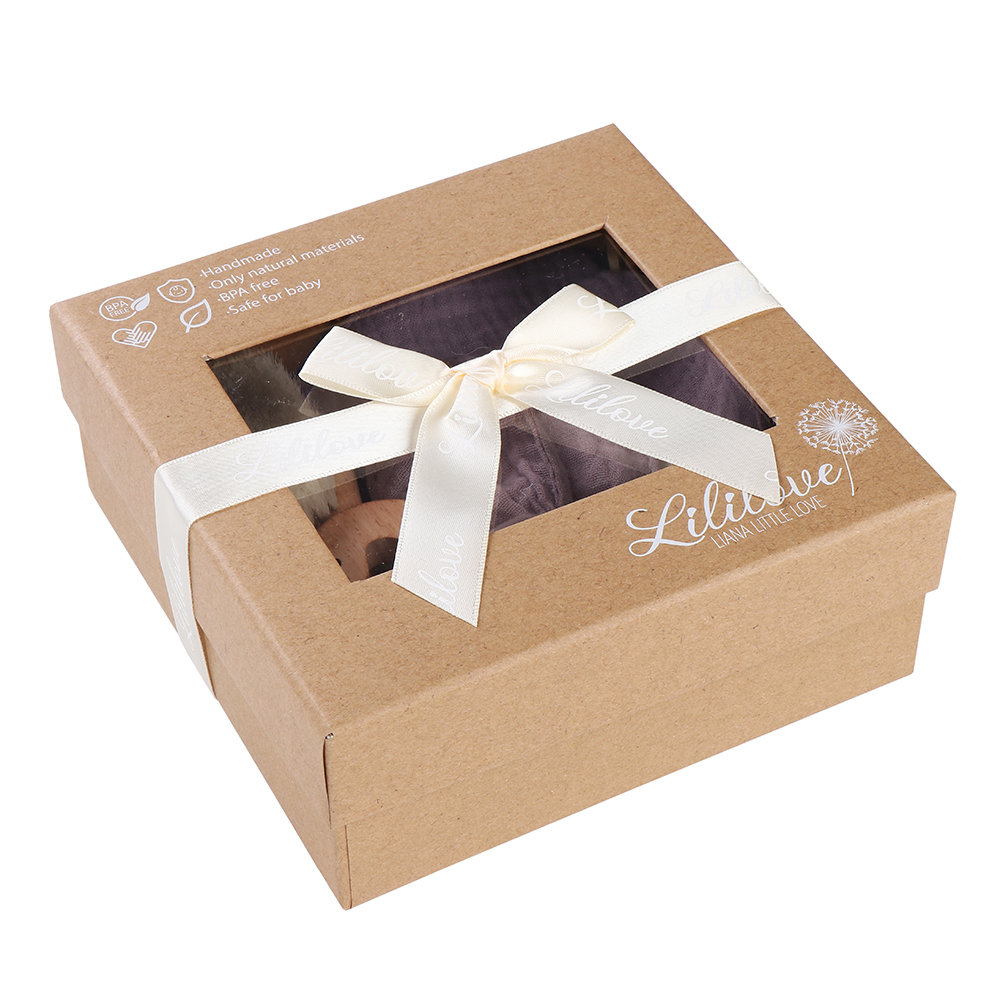 Geschenkset - Hello Baby Box - flieder