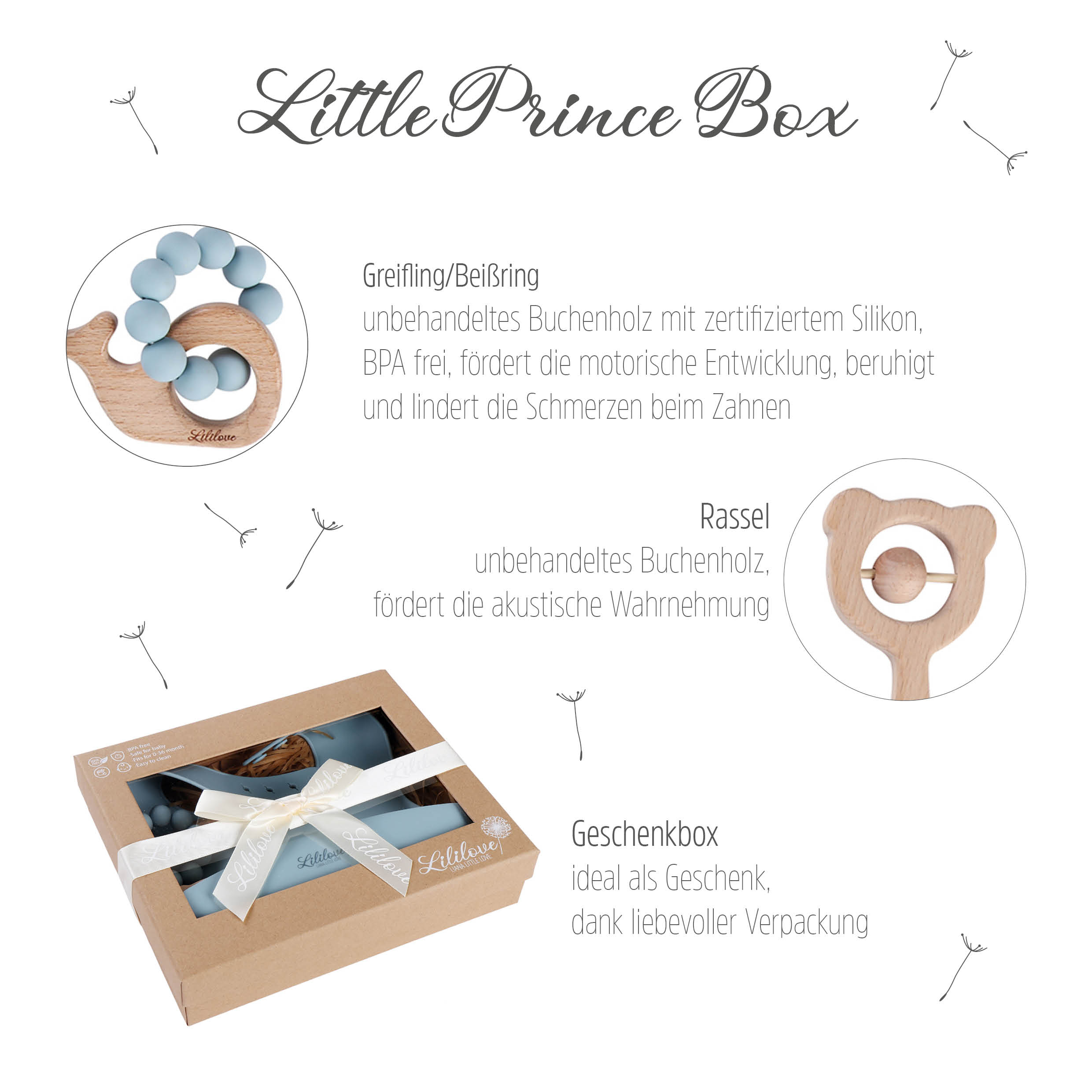 Geschenkset - Little Prince Box - blue