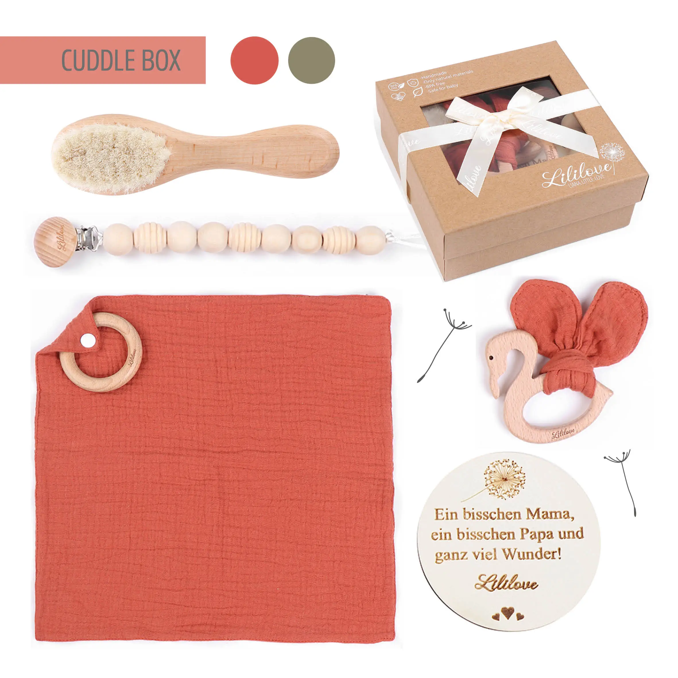 Geschenkset - Cuddle Box - rust