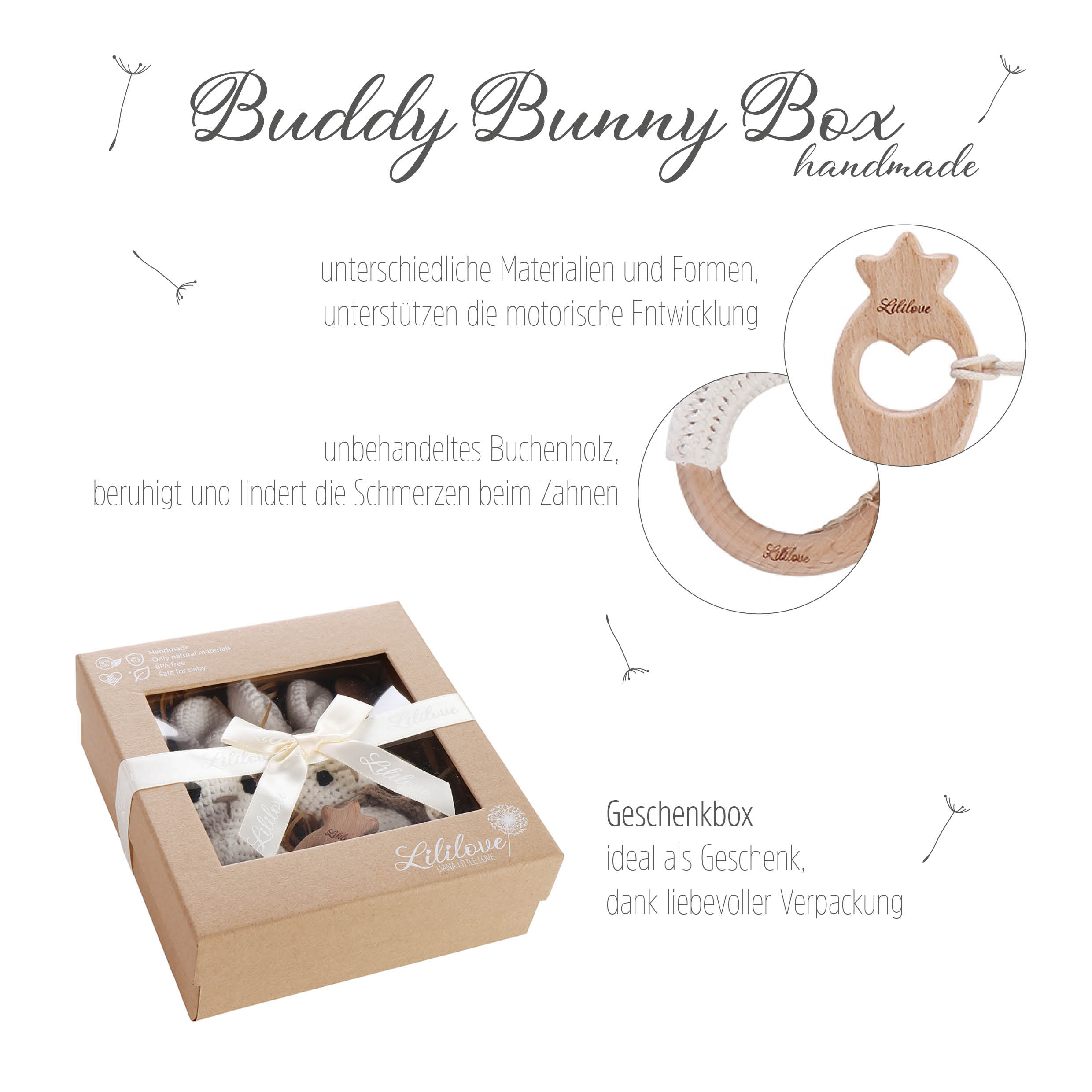 Geschenkset - Buddy Bunny Box - handmade