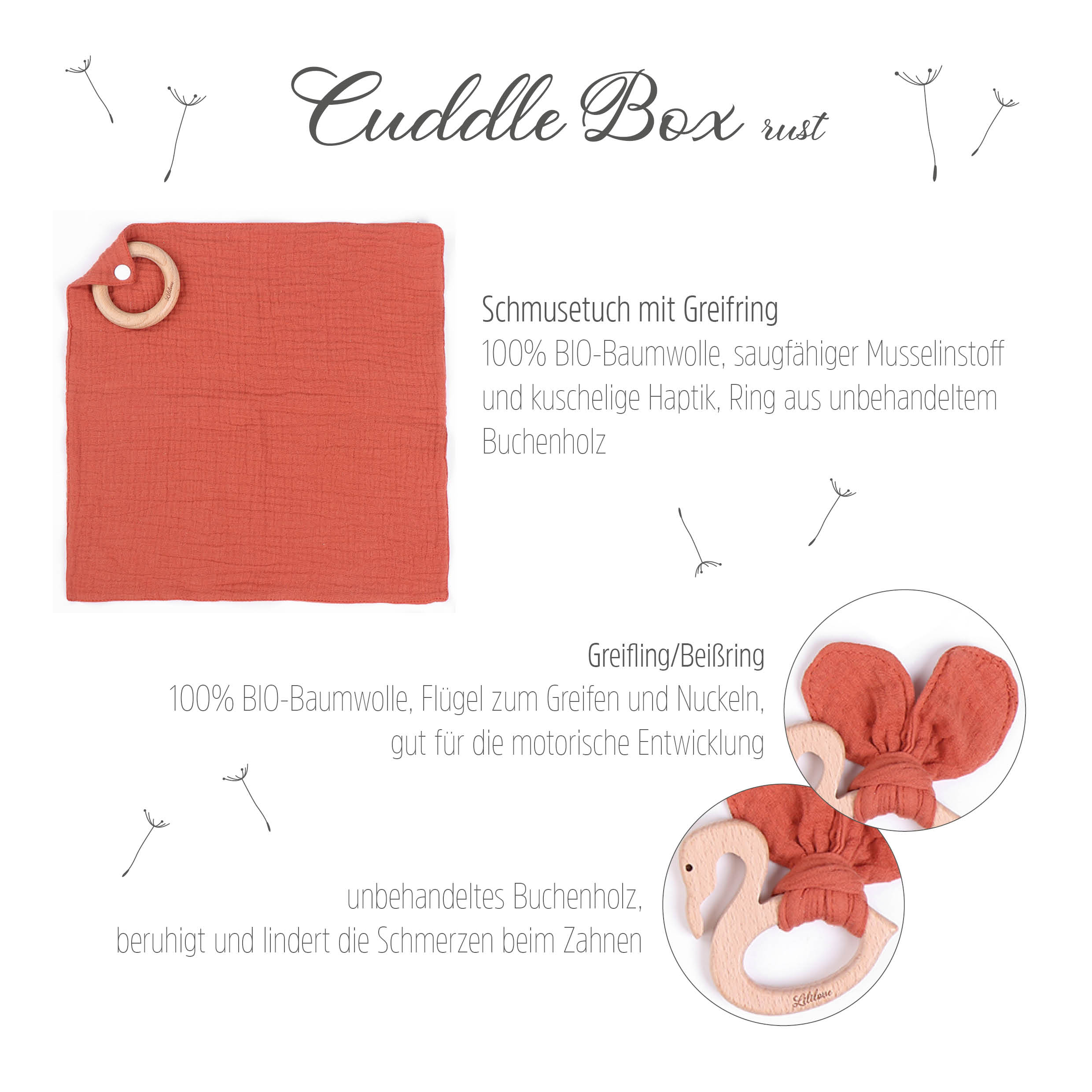 Geschenkset - Cuddle Box - rust
