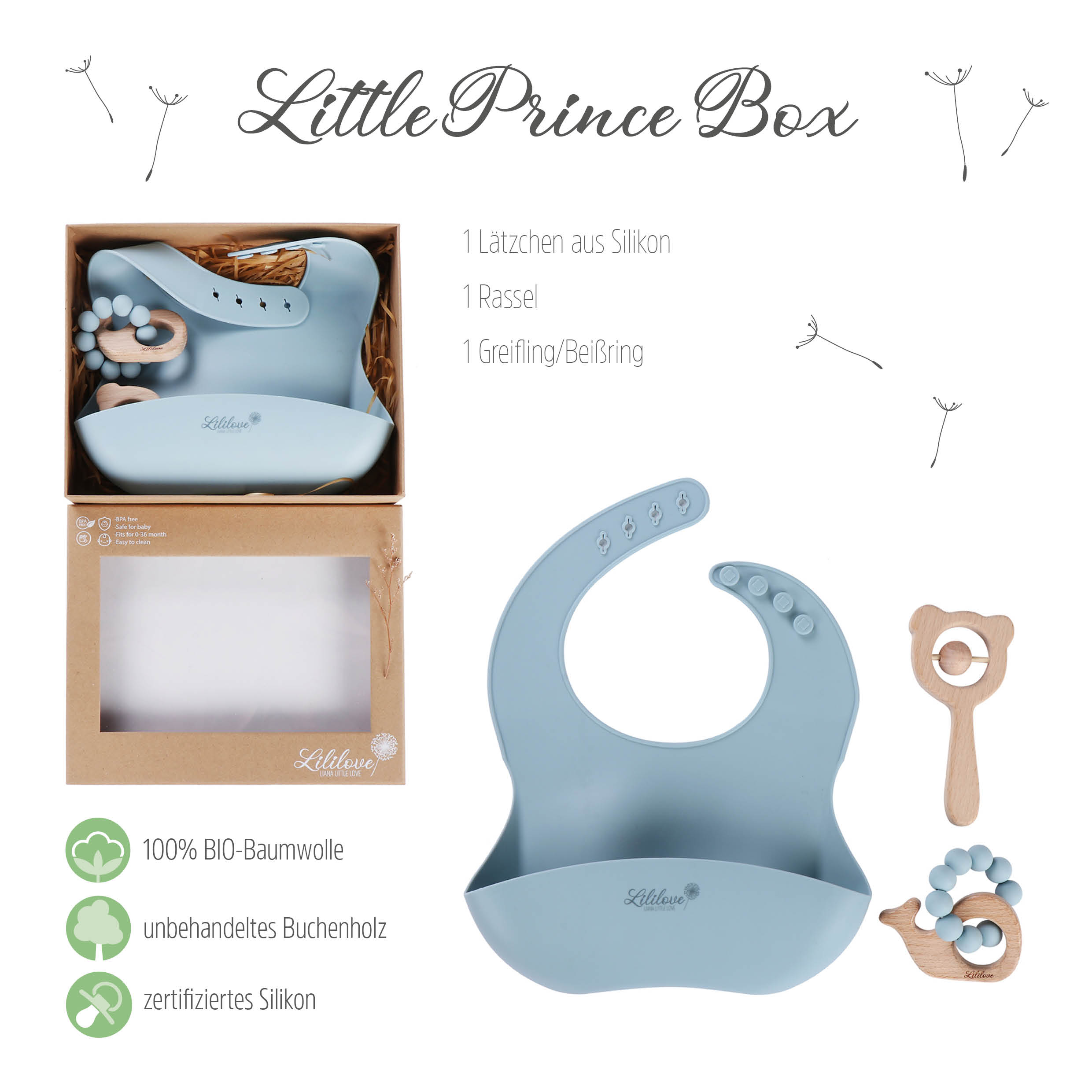 Geschenkset - Little Prince Box - blue