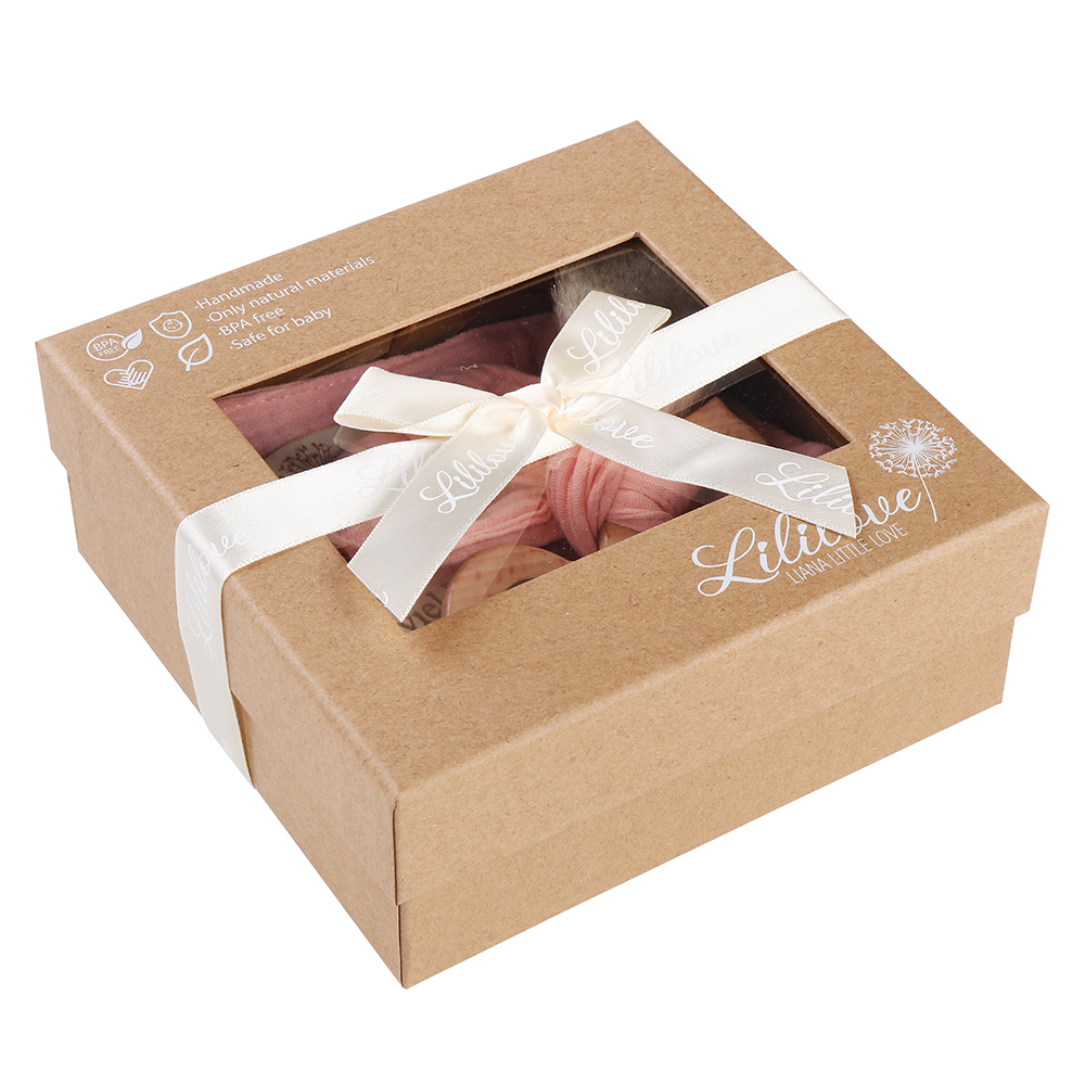 Geschenkset - Hello Baby Box - rose